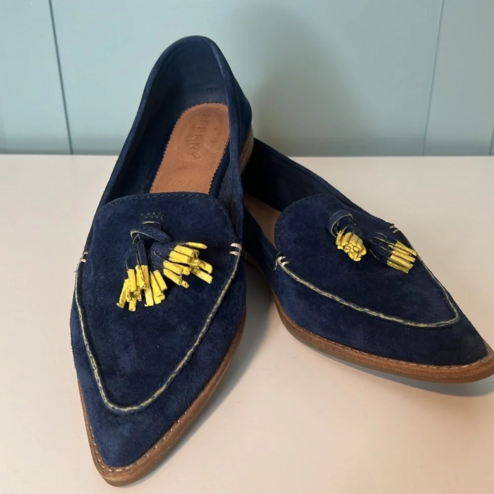 Sperry Navy Suede Top-Sider Women's Saybrook. Size 7 1/2.‎